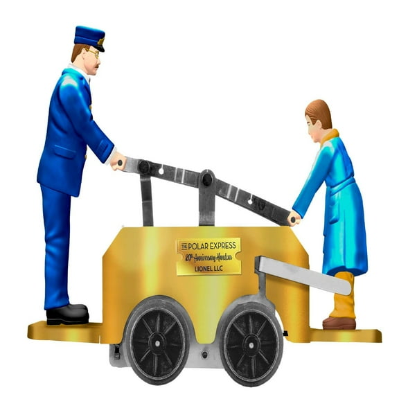 Lionel Warner Bros. The Polar Express 20th Anniversary Handcar - Gold-plated