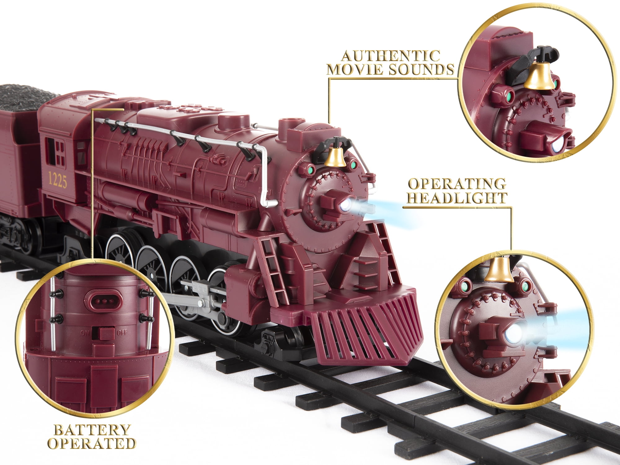 Polar Express Battery Operated Train Set with Remote Control
