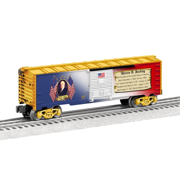 Lionel Warren G Harding Presidential Series O Gauge Model Train Boxcar