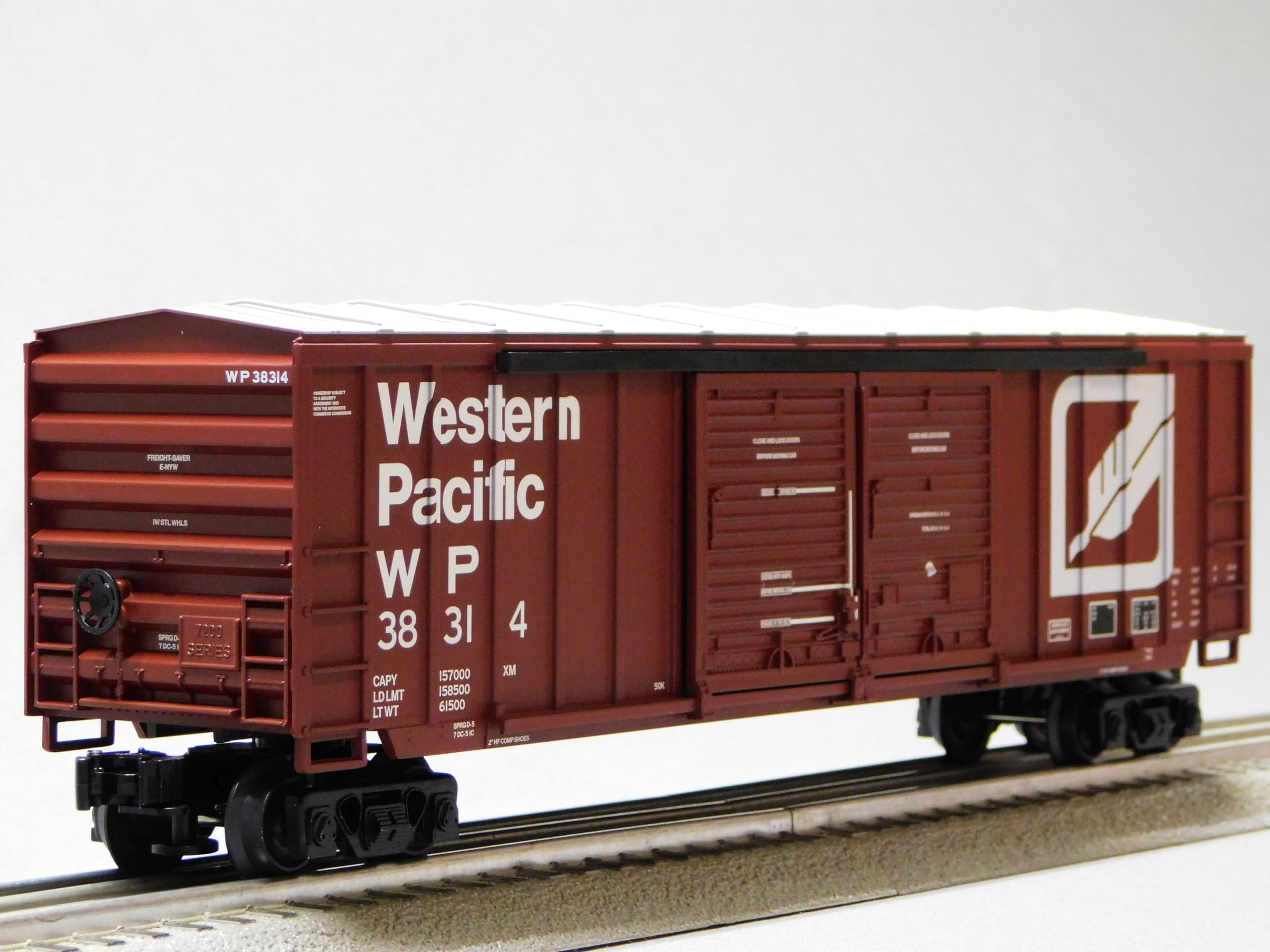 Lionel Western Pacific Standard O Double Door BOXCAR 38314 O Gauge ...