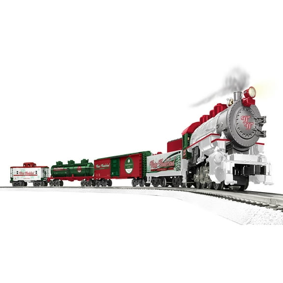 Lionel Winter Wonderland LionChief 5.0 Electric O Gauge Train Set with Bluetooth & Remote