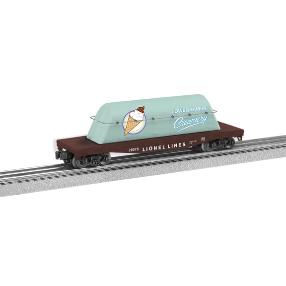 Lionelville Milk Container Car with Plastic Milk Container