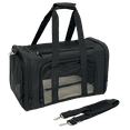 thumbnail image 1 of Lioneon Pet/Dog/Cat/Puppy Soft-Sided Travel Carrier for Small/Medium Up to 15LB - Black, 1 of 7