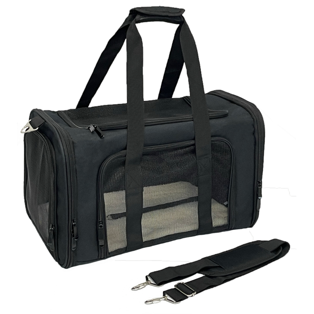 Lioneon Pet/Dog/Cat/Puppy Soft-Sided Travel Carrier for Small/Medium Up to 15LB - Black