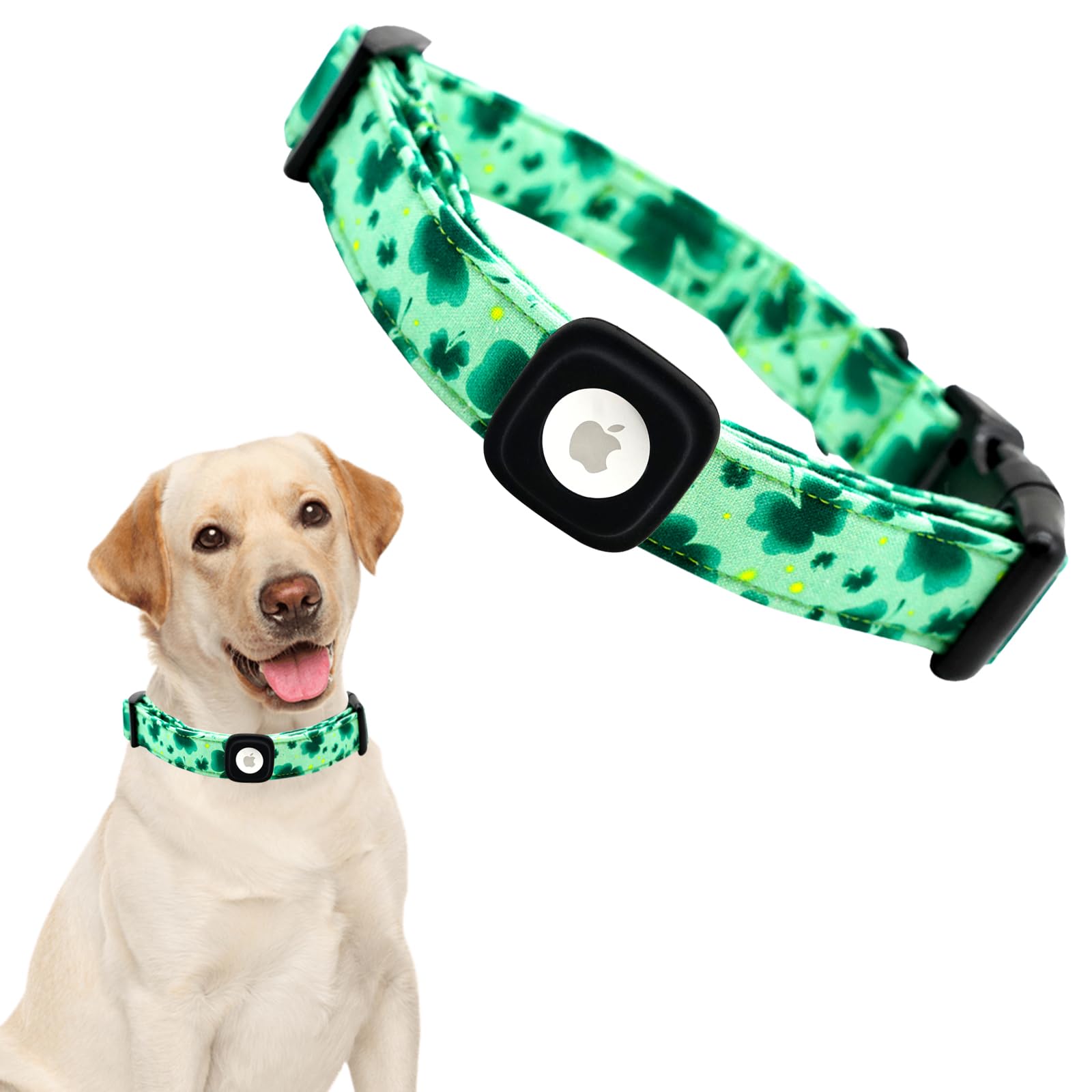 Lionheart glory Airtag Dog MMF7 Collar Clover Collar for Large Dogs