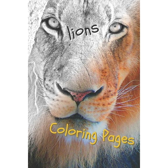 Lions Coloring Pages: Lions Beautiful Drawings for Adults Relaxation (Paperback)