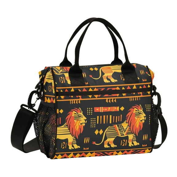 Lions Cooler Bag Lunch Bag Soft Cooler Cooling Tote Insulated Lunch Box for Adult Men Women