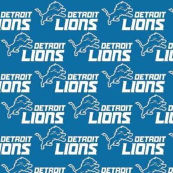 Lions Cotton Fabric (1 yard)