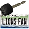 thumbnail image 1 of Lions Fan Michigan State License Plate Tag Key Chain KC-10767 3" x 1.5" Key Chain (KC), 1 of 1