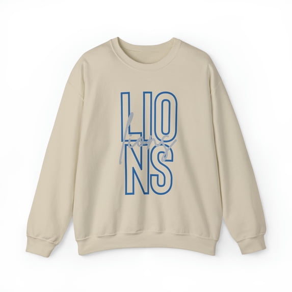 Lions Football Sweatshirt, Gift For Lions Fan, Detroit Football