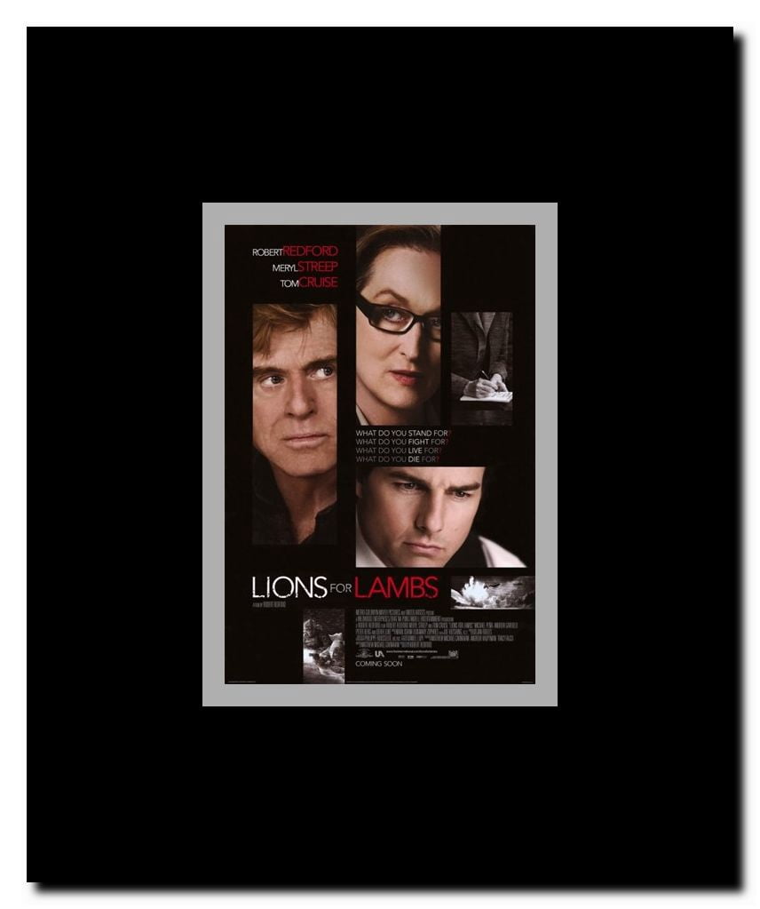 Lions For Lambs Framed Movie Poster