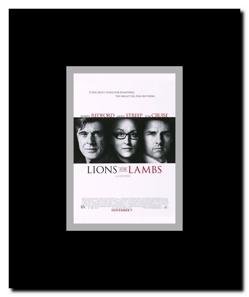 Lions For Lambs Framed Movie Poster