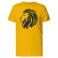 thumbnail image 1 of Lions Head Profile T-Shirt Men -Image by Shutterstock, Male 3X-Large, 1 of 2