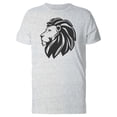 thumbnail image 1 of Lions Head Profile T-Shirt Men -Image by Shutterstock, Male XX-Large, 1 of 2