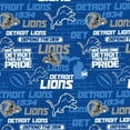 thumbnail image 1 of Lions Helmets Cotton Fabric, 1 of 1