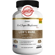 Lions Mane Mushroom Cognition Capsules 60 Capsules Lions Mane Mushroom Powder Extract Capsules | Brain Supplement, Brain Vitamins, Focus Supplement 1