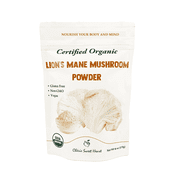 Lions Mane Mushroom Powder, Organic Hericium erinaceus 6 oz 170g, Brain Health Supplement