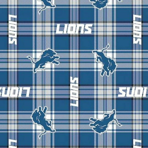 Lions Plaid Fleece