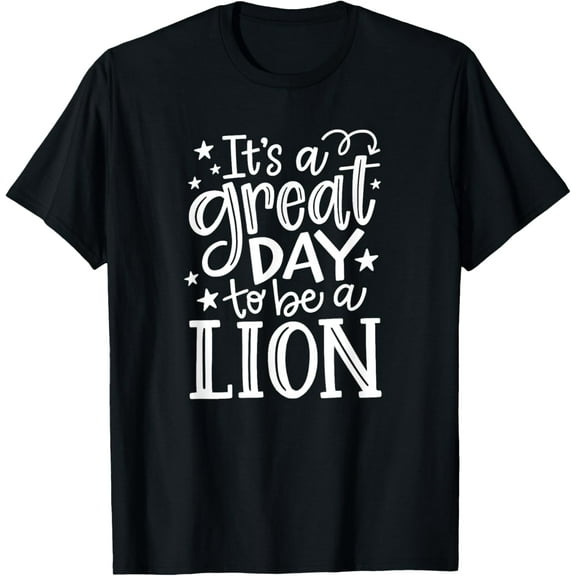 Lions School Sports Fan Team Spirit Mascot Gift Great Day T-Shirt