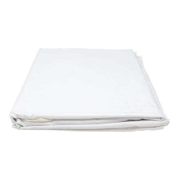 Lions Services USA Made LIons Tie-On Twin XL White Mattress Cover - 2 Pack