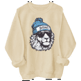 thumbnail image 1 of Lions Sweatshirt, Lion Head Graphic Sweatshirt Unisex, 1 of 6