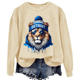 thumbnail image 1 of Lions Sweatshirt, Lion Head Graphic Sweatshirt, 1 of 6