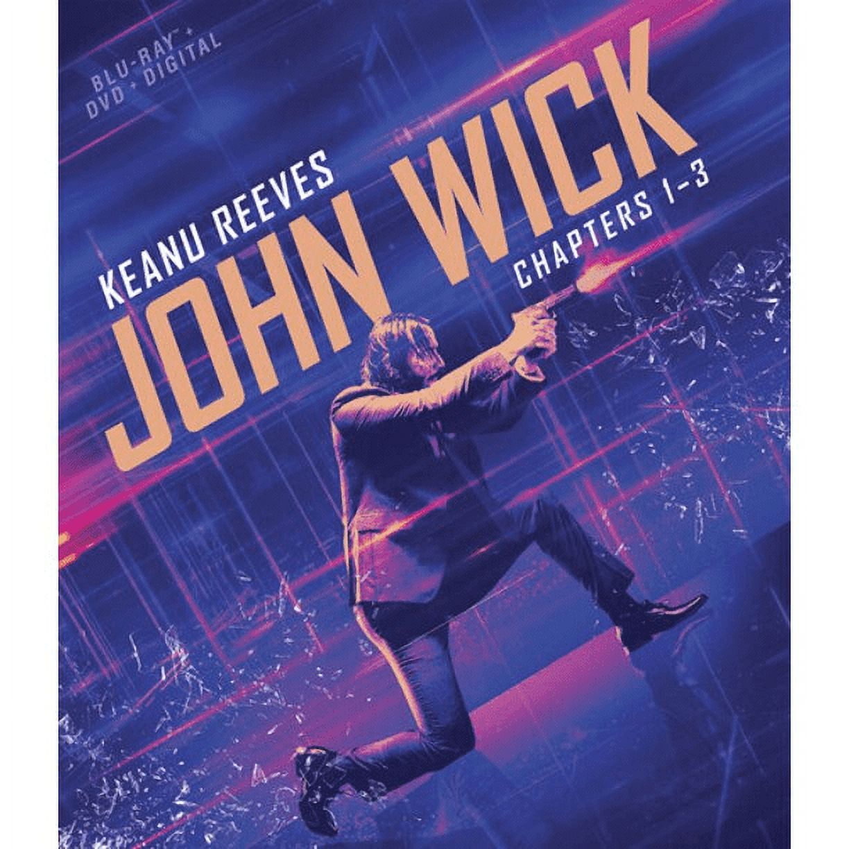 Lionsgate John Wick: Chapters 1-3 (Blu-ray + DVD)