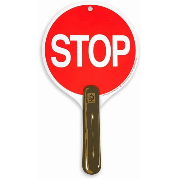 Liontouch - Stop & Go Sign, Red & Green | 3+ Years | School Patrols, Traffic & Street Safety