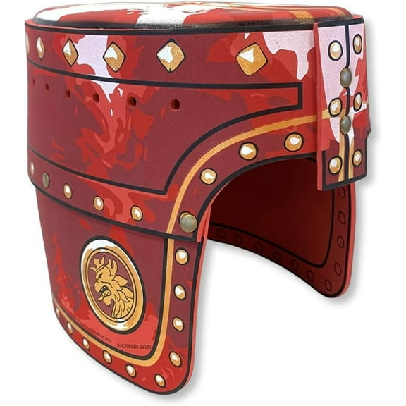 Liontouch - Noble Knight Helmet, Red | Age 3-8 Years – One Size Fits All | Medieval Pretend Play