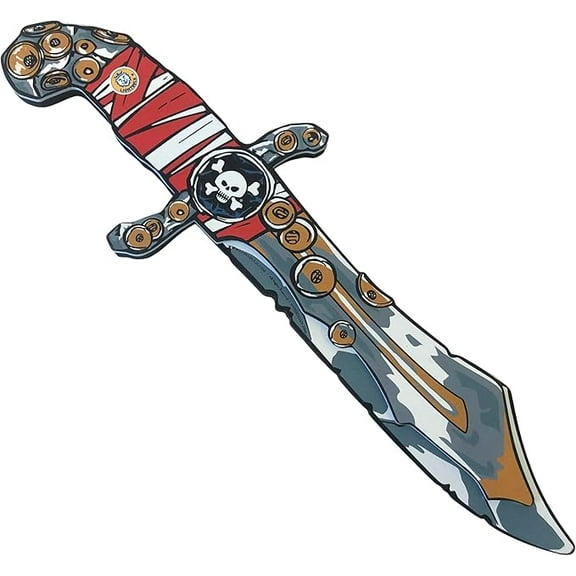Liontouch - Pirate Knife - Captain Red Stripe - Age 3-8 Years | Accessory For Dress Up
