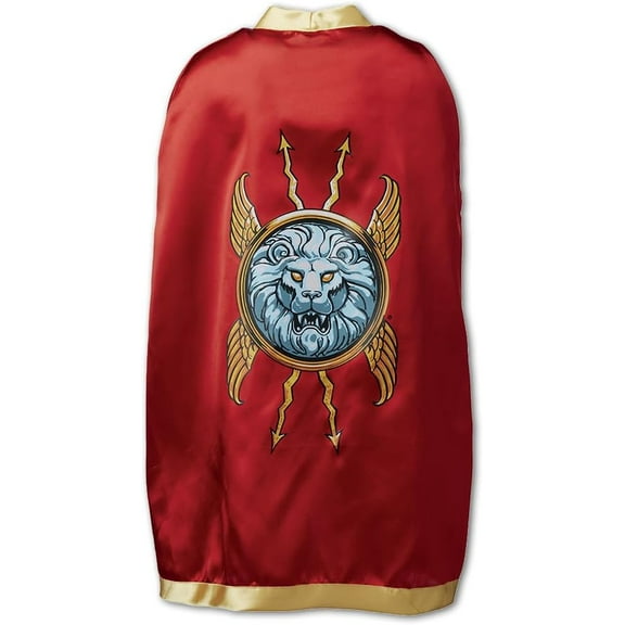 Liontouch - Roman Legionary Cape | 3-8 Years - One Size | Historical Soldier Dress Up Accessory