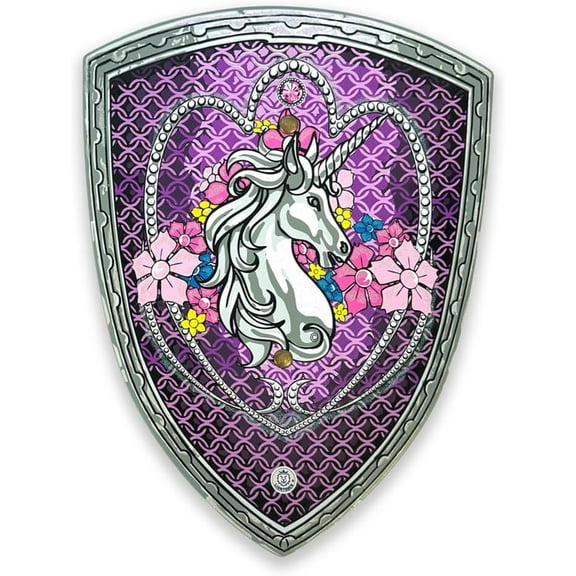 Liontouch - Unicorn Princess Shield For Girls - 3-6 years | Medieval Style Accessory For Dress Up
