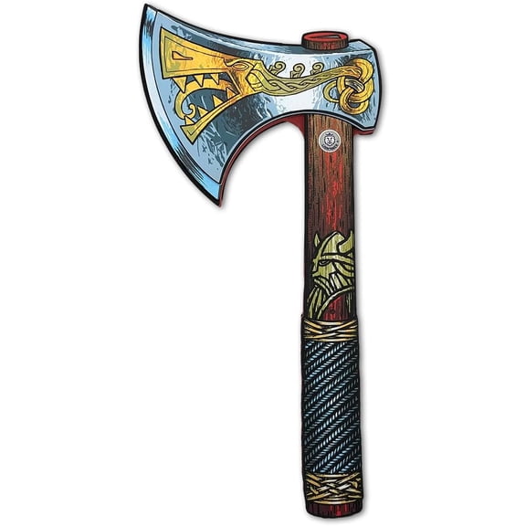 Liontouch - Harald Viking Foam Axe Toy For Kids, 12.6 in, Age 3+