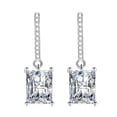thumbnail image 1 of Liora Dangle Earrings for Women Emerald Cut Cubic Zirconia Hook Ginger Lyne Collection, 1 of 5