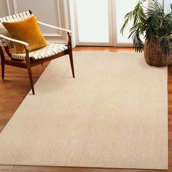Liora Manne Calais Solid Indoor/Outdoor Rug 8'3" x 11'6" - Sand