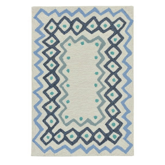 Liora Manne Capri Ethnic Border Indoor/Outdoor Area Rug