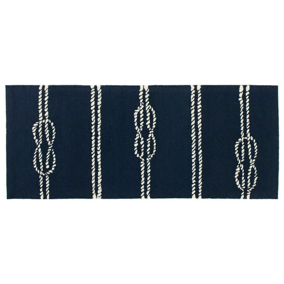 Liora Manne Capri Ropes Indoor Outdoor Area Rug Navy