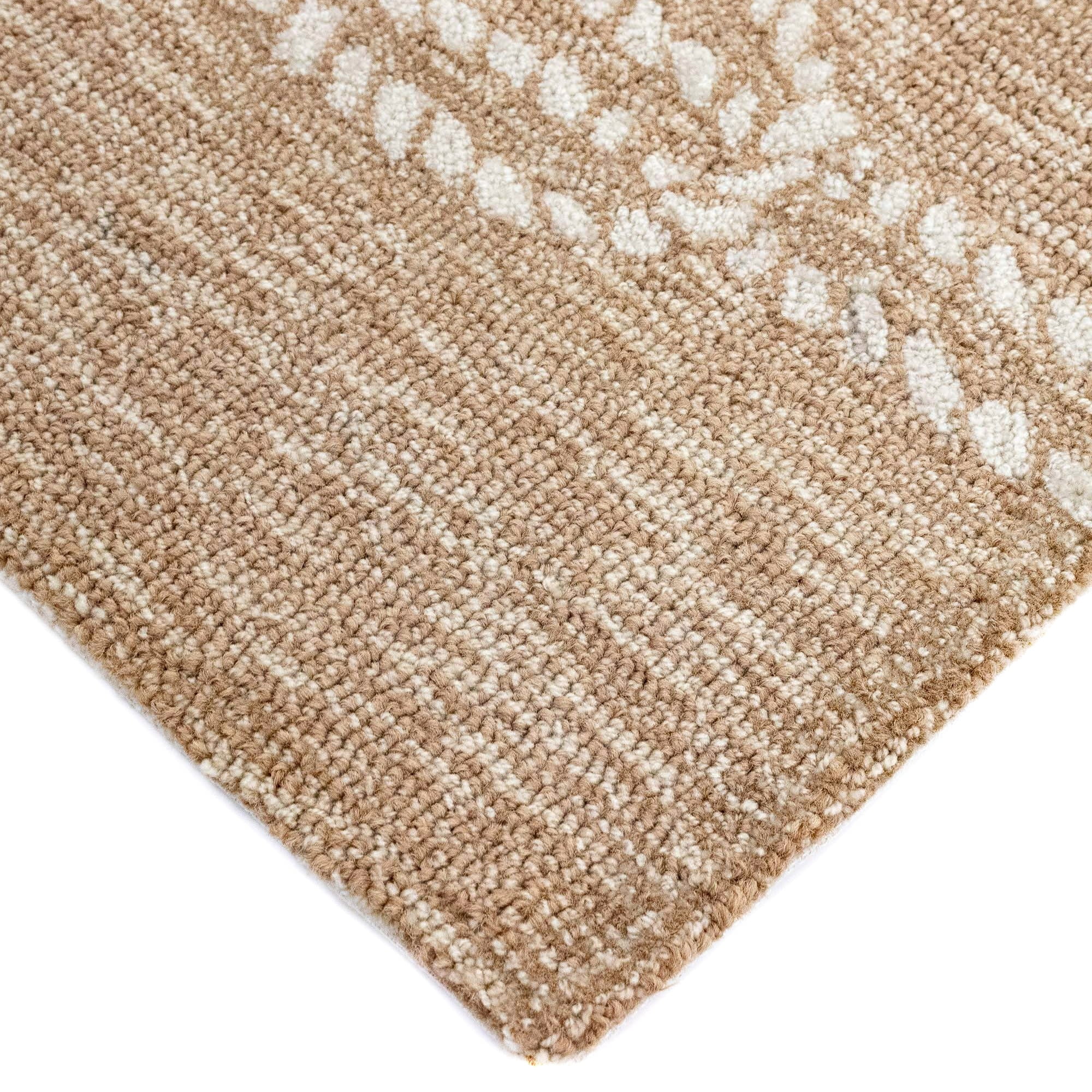 Capri Ropes Hand-Tufted Indoor/Outdoor Beige & White Rug
