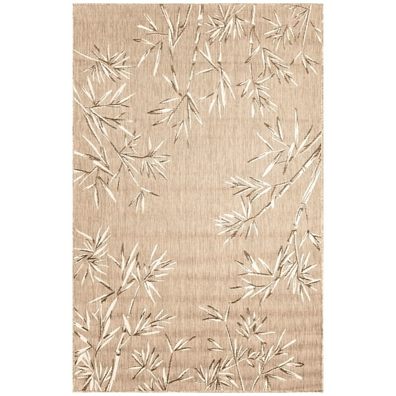 Liora Manne Carmel Bamboo Border Indoor/Outdoor Rug 1'11" x 7'6"