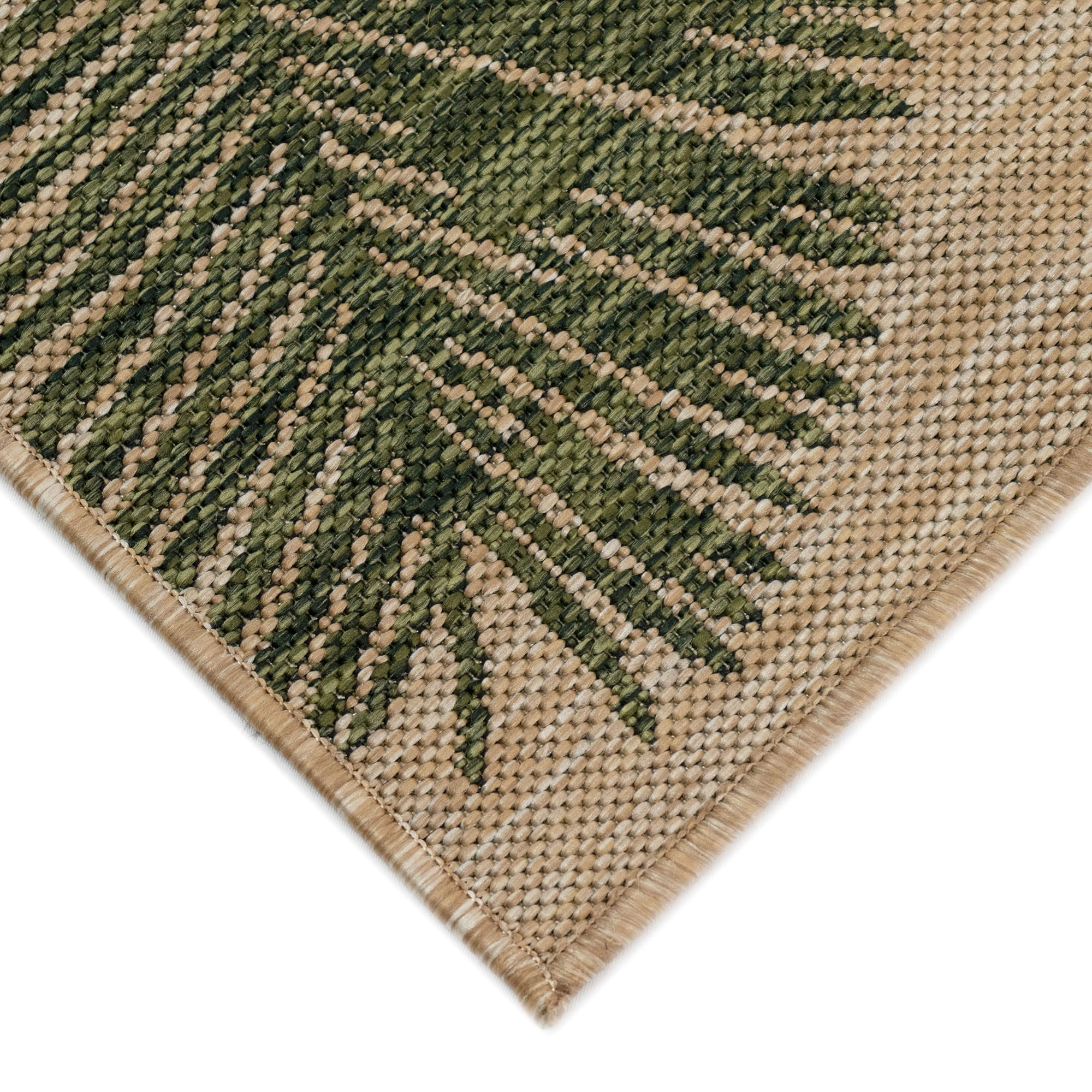 Liora Manne Carmel Palm Indoor Outdoor Area Rug Green 100% ...