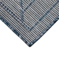 thumbnail image 1 of Liora Manne Carmel Pyramid Indoor Outdoor Rug Navy, 1 of 5