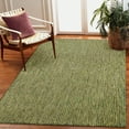 thumbnail image 1 of Liora Manne  Carmel Textured Striped Indoor/ Outdoor Area Rug Green 1'11" x 7'6" Runner Polypropylene 8' Runner Living Room,Patio,Entryway, 1 of 7