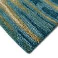thumbnail image 1 of Liora Manne Corsica Reflection Indoor Area Rug 100% Wool Ocean 5x8 Feet, 1 of 5