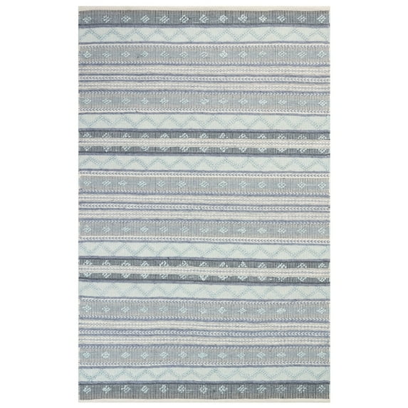 Liora Manne Cosmos Gypsy Stripe Indoor Outdoor Area Rug Blue