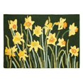 thumbnail image 1 of Liora Manne Daffodil Area Rug Green Hand Tufted Indoor Outdoor 5x8 Weather Resistant, 1 of 7