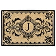 thumbnail image 1 of Liora Manne  Dwell Vine Outdoor Mat Black J 1'8" x 3' 4", 1 of 5