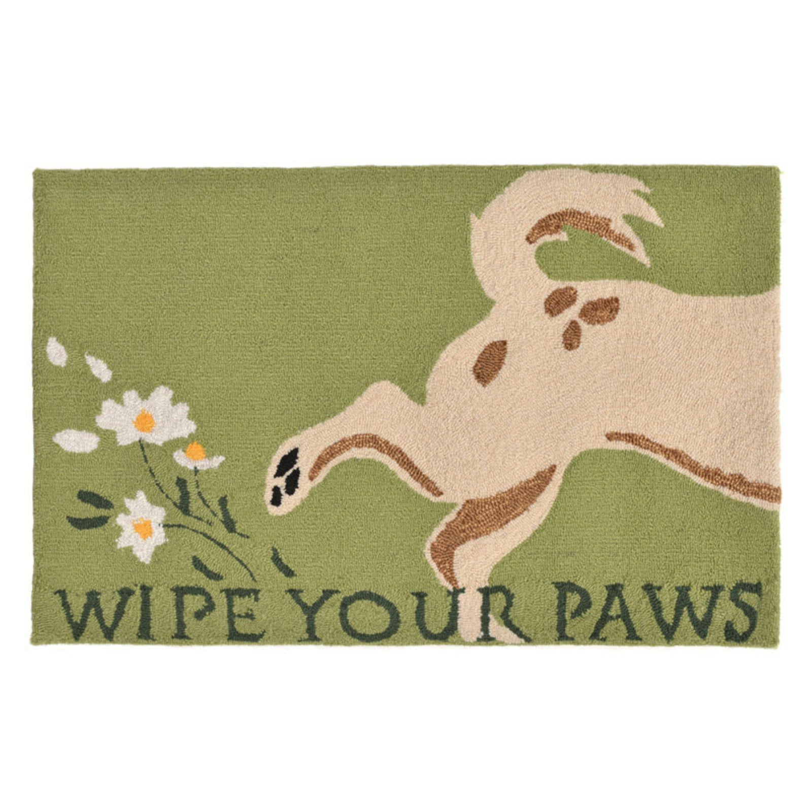 Liora Manne Frontporch 1522/06 Wipe Your Paws Green Area Rug 27 Inches ...