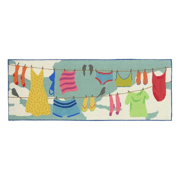 Liora Manne Frontporch 1542/44 Clothes Line Indoor / Outdoor Door Mat