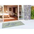 thumbnail image 1 of Liora Manne Frontporch Blue Heron Indoor Outdoor Area Rug Lake, 1 of 6