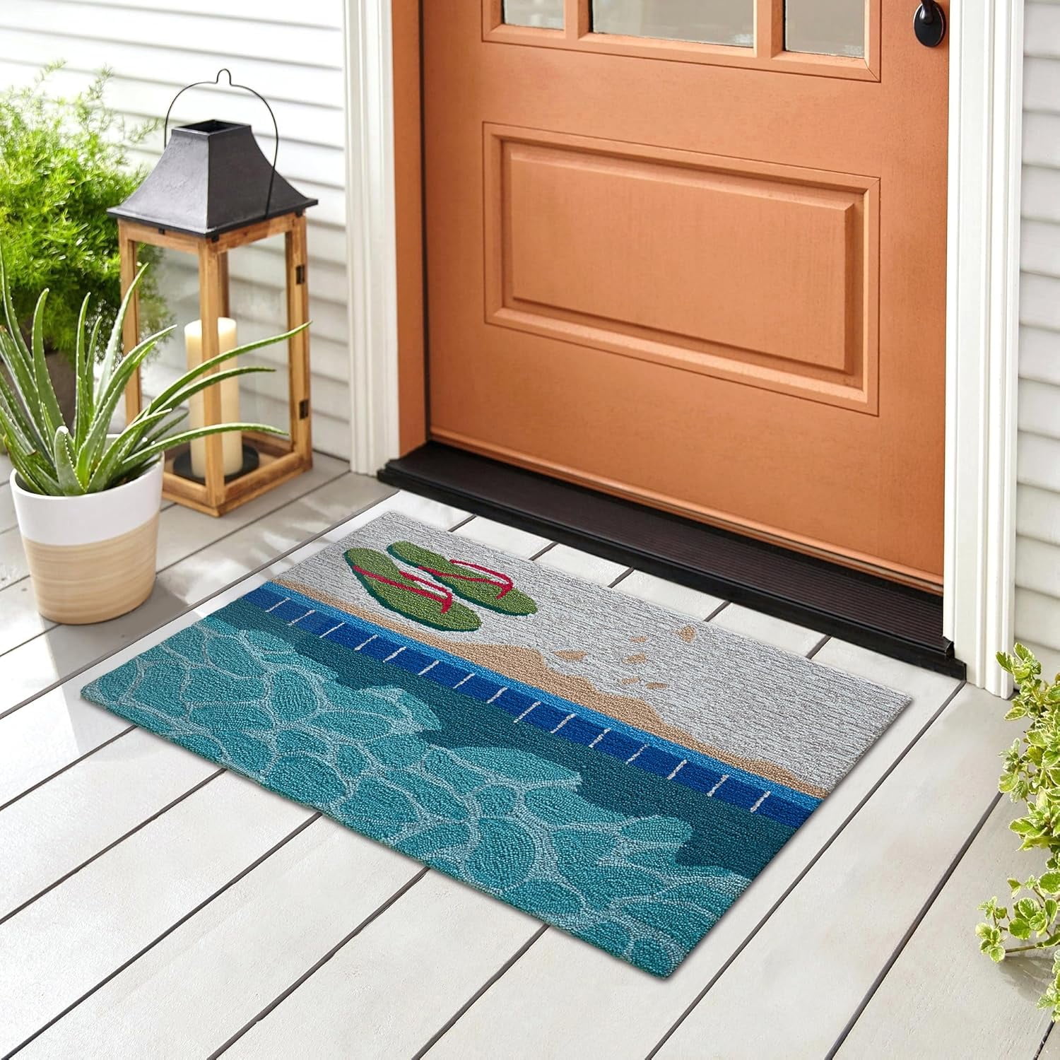 Liora Manne Frontporch Indoor Outdoor Rug - Novelty Design, Hand Hooked ...